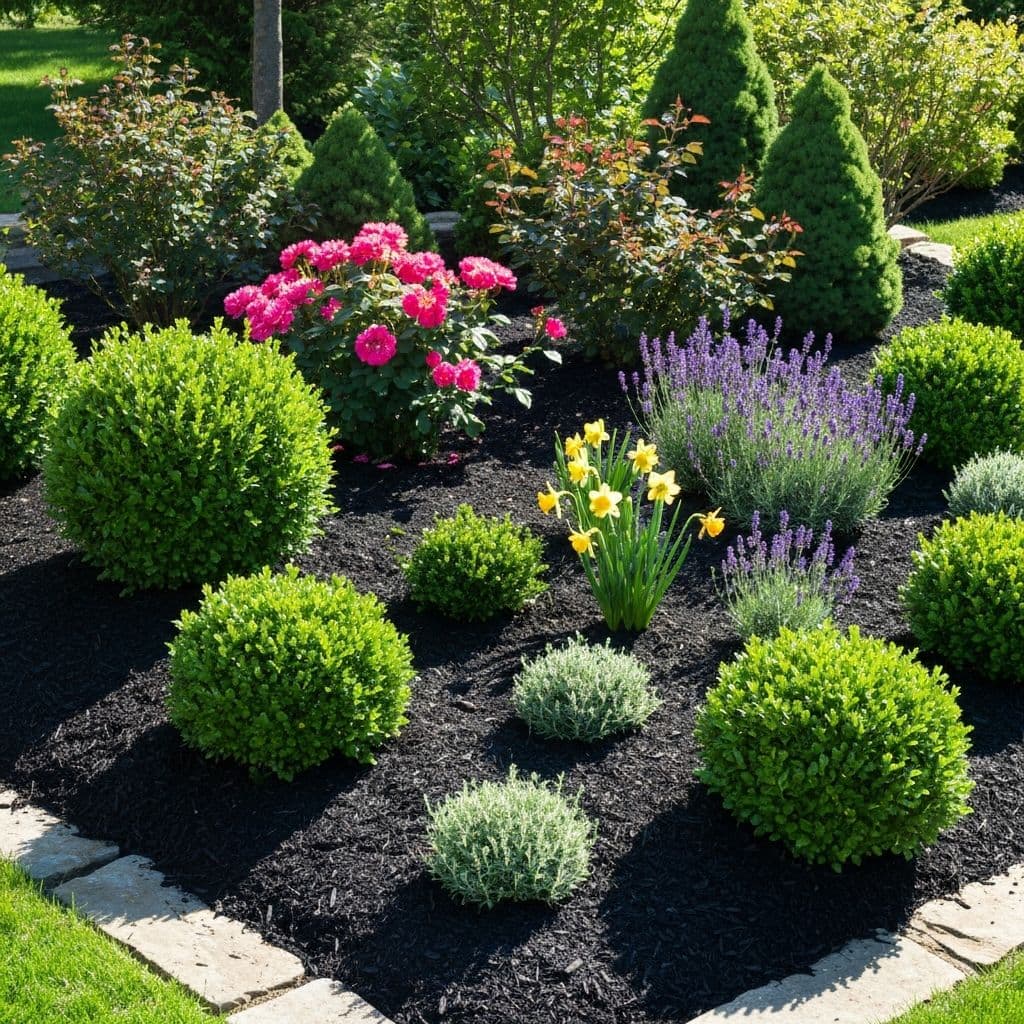 Professional mulching and garden bed services